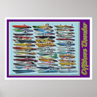 Póster Thunder offshore