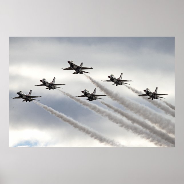Póster Thunderbirds Delta Formation (Frente)