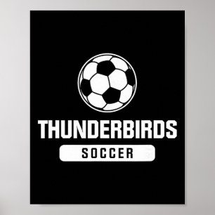 Póster Thunderbirds Fútbol Para Escuelas Primarias, Media