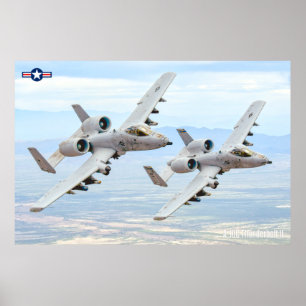 PÓSTER THUNDERBOLT II A-10C