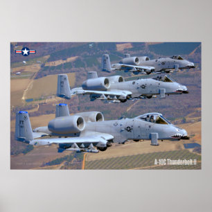PÓSTER THUNDERBOLT II A-10C