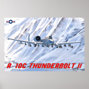 PÓSTER THUNDERBOLT II A-10C