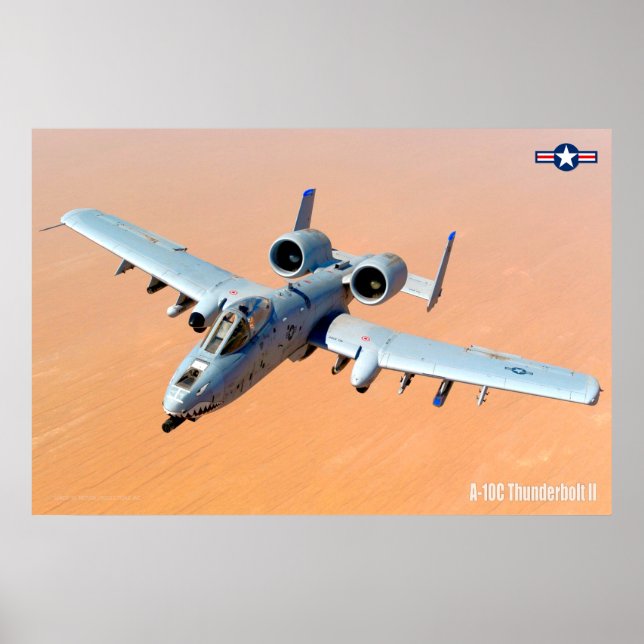 PÓSTER THUNDERBOLT II A-10C (Frente)