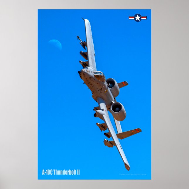 PÓSTER THUNDERBOLT II A-10C (Frente)