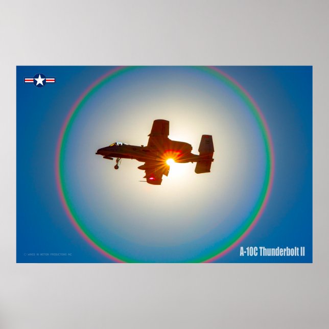 PÓSTER THUNDERBOLT II A-10C (Frente)