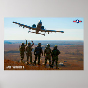 PÓSTER THUNDERBOLT II A-10C