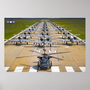 PÓSTER THUNDERBOLT II A-10C