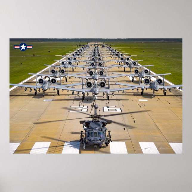 PÓSTER THUNDERBOLT II A-10C (Frente)