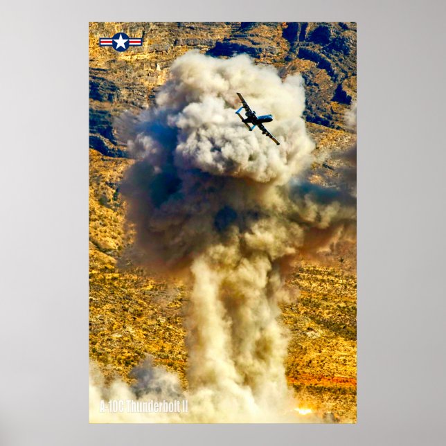 PÓSTER THUNDERBOLT II A-10C (Frente)