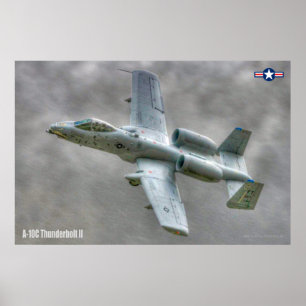 PÓSTER THUNDERBOLT II A-10C