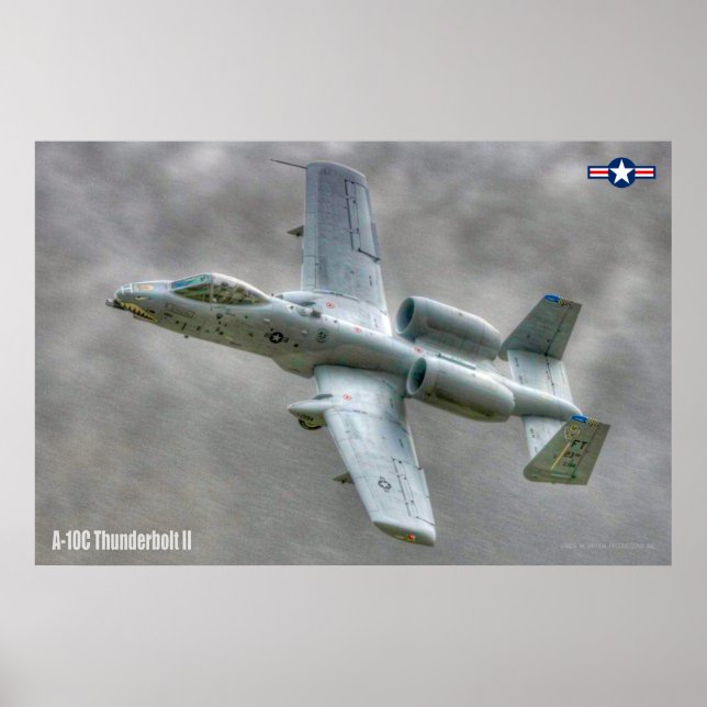 PÓSTER THUNDERBOLT II A-10C (Frente)