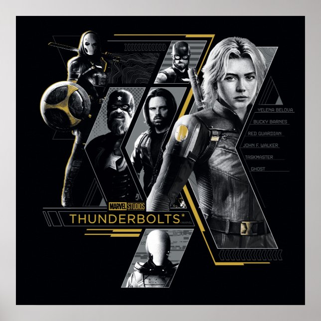 Póster Thunderbolts* | Gráfico de grupo (Frente)