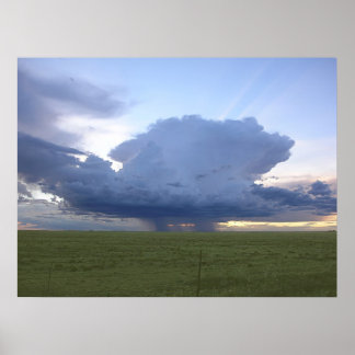 Póster Thunderhead azul