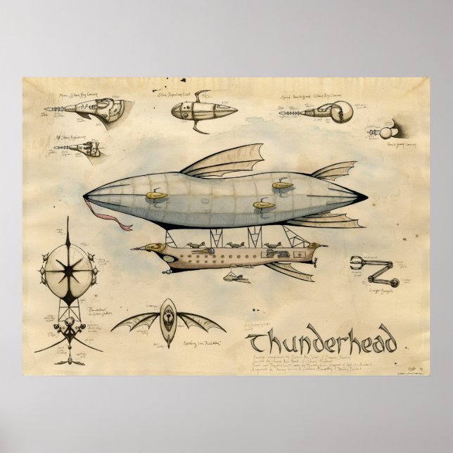 Póster Thunderhead de Airship (Frente)