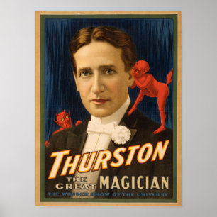 Póster Thurston, el diablo le dice secretos Magic