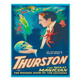 Póster Thurston El Gran Anuncio Mágico