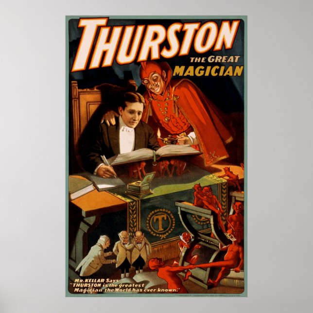 Póster Thurston el gran mago (Frente)