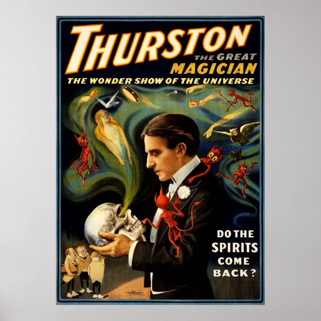 Póster Thurston el gran mago (Frente)