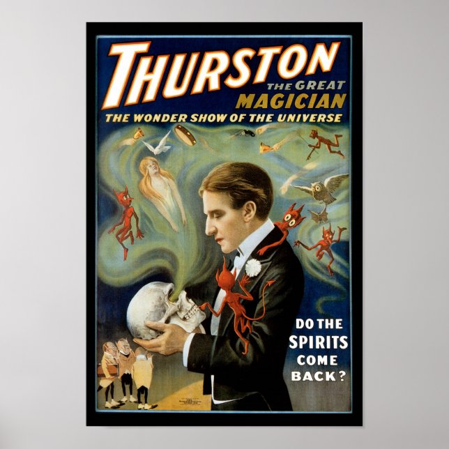Póster Thurston ~ El gran mago (Frente)