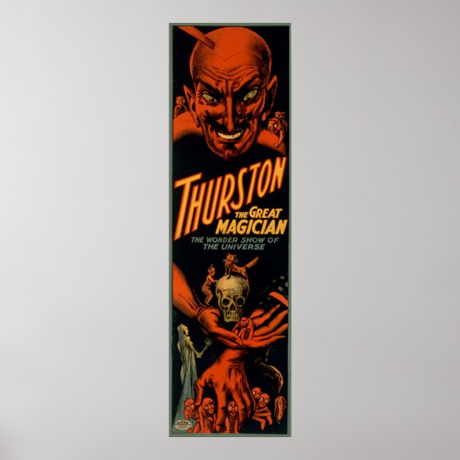 Póster Thurston el gran mago (Frente)