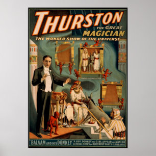 Póster Thurston el gran mago