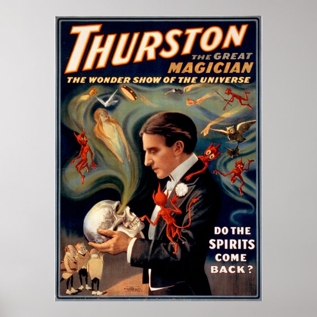 Póster Thurston, el Poster mago (Frente)