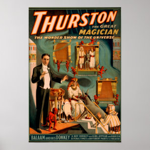 Póster Thurston - los demonios y el burro desaparecen
