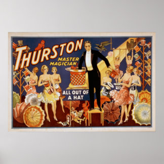 Póster Thurston Magician