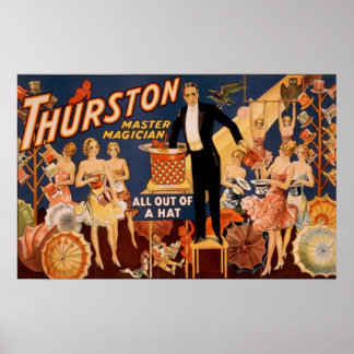 Póster Thurston Master Magician