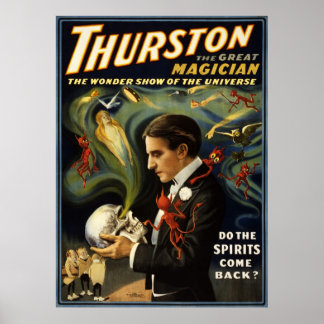 Póster Thurston the great magician 2
