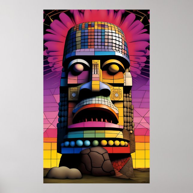 Póster Ti-Tiki - Ken Gage Art (Frente)