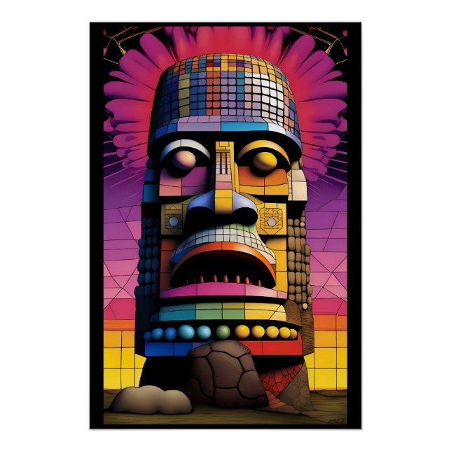 Póster Ti-Tiki - Ken Gage Art (Anverso)
