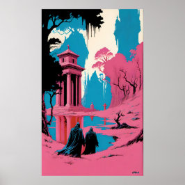 Póster Tía de la nueva ola Caballeros Templarios