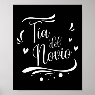 Póster Tia Del Novio Tía Española Del Boda Groom