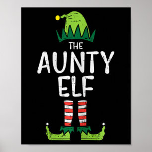Póster Tía Elf Xmas Matando Navidades Por Tía Familiar