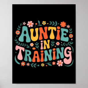 Póster Tía en Entrenamiento Camiseta de Tía para Sobrino 