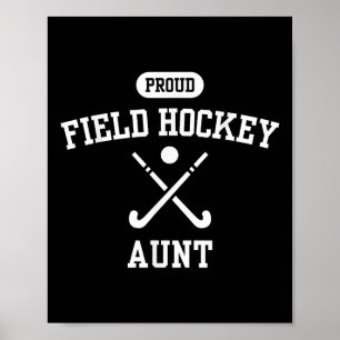 Póster Tía orgullosa de hockey sobre césped - Tía de juga