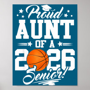 Póster Tía Orgullosa Ilustración Baloncesto Senior 2026