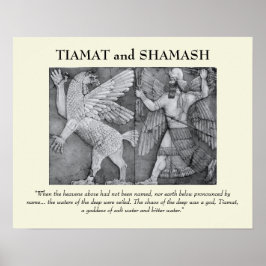 Póster Tiamat y Shamash