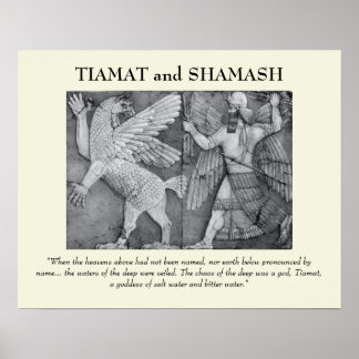 Póster Tiamat y Shamash