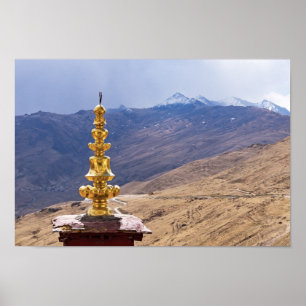 Póster Tibet - Ganden Buddhist Monastery