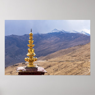 Póster Tibet - Ganden Buddhist Monastery