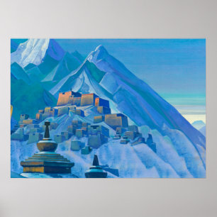 Póster Tíbet, Himalaya por Nicholas Roerich