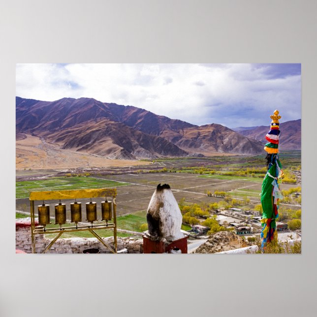 Póster Tibet - Palacio de Yumbulakhang (Frente)