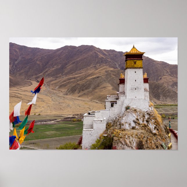 Póster Tíbet - Palacio Yumbulakhang (Frente)