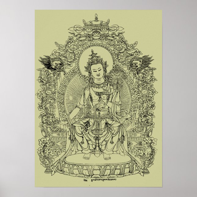 PÓSTER TIBETAN BUDDHA (Frente)
