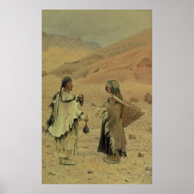 Póster Tibetanos occidentales, 1875 (Frente)