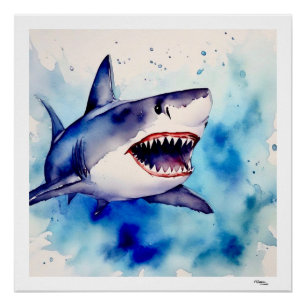 Póster Tiburón