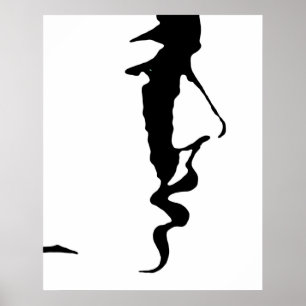 Póster Tiburón crudo