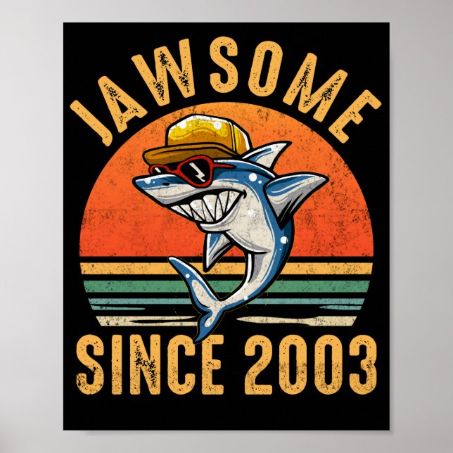 Póster Tiburón de 19 años jawsome from 2003 (Frente)